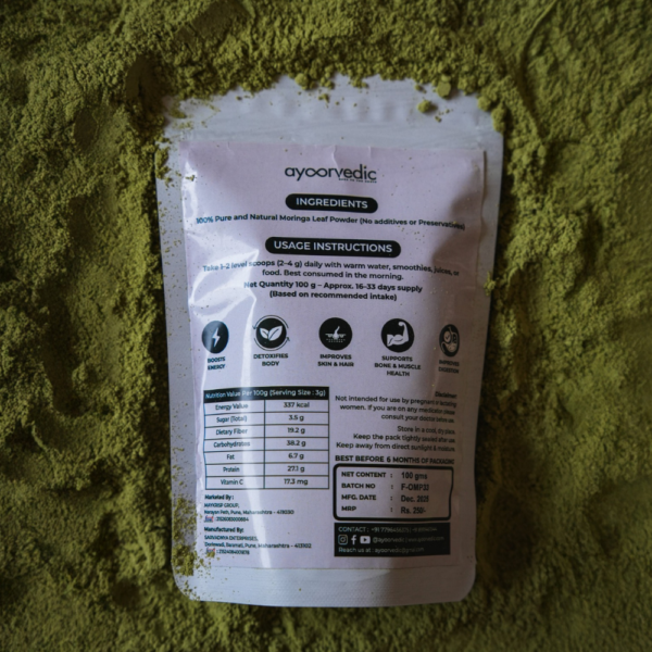 Moringa Powder – Ayoorvedic